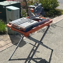 Rigid 8 inch tile saw