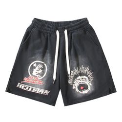 Mens Hell Studios star Sounds Like Heaven Shorts ins same Style trendy shorts