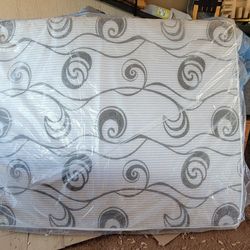 New Bed - Sealed Queen Mattress with Wheeled Frame