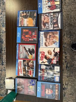 11-Disc Blu-ray Movie Bundle - Inception, Inglourious Basterds & More