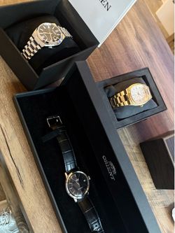 3 watches (Citizens,Orient,Bulova)