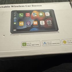 Portable Wireless Car Stereo Wireless apple car play and Android