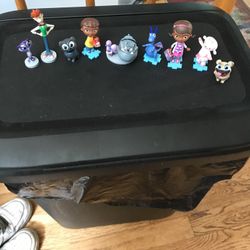 Little Figures From Different Cartoon Shows