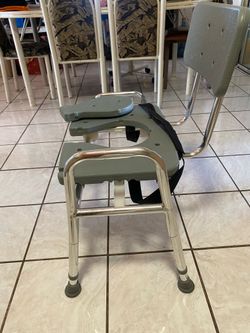 Bath Chair slides right to left