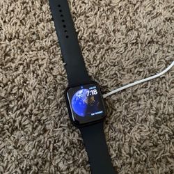 Apple Watch Series 6 GPS + Cellular 44mm Space Gray Aluminum Case with Black Sport Band - Space Gray