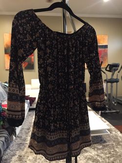 Size small off the shoulder romper