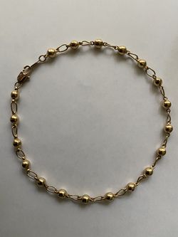 18k gold(overlay) bracelet/anklet