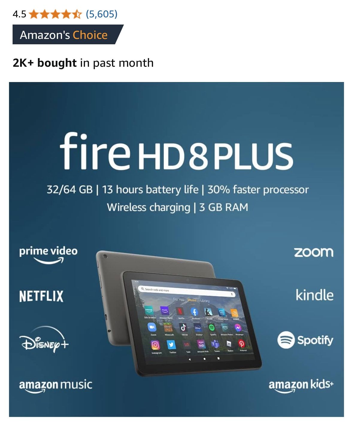 Fire HD 8 Tablet / New In Box Never Opened