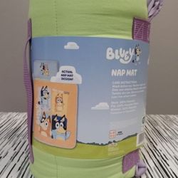 Bluey Family and Friends Quilted Nap Mat with Pillow and Blanket 
