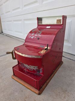 Antique St Louis Cheese Cutter Mechanical Cash Register