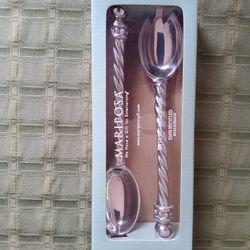 MARIPOSA SALAD SERVER SET/NIB