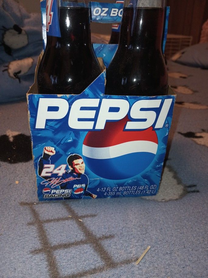 Limited Edition Unopened Jeff Gordon Pepsi Bottles