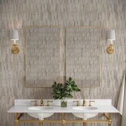 Brand New 10-Sheet Herringbone Tile Peel and Stick Backsplash