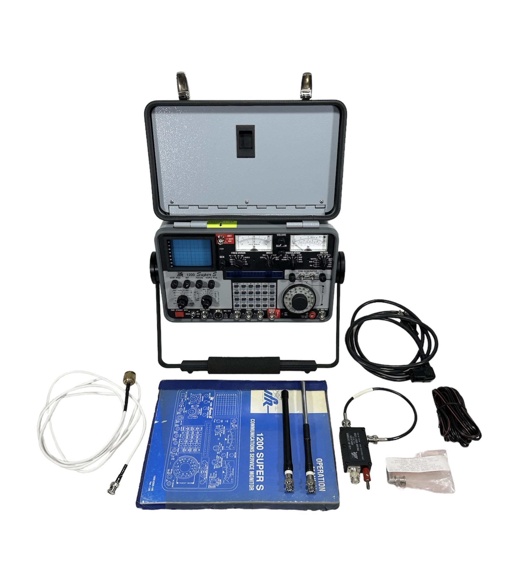 IFR 1200 Super S Communications Service Monitor Spectrum Analyzer with Extras
