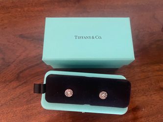 Tiffany 1837 diamond circle earrings