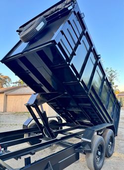 💠Brand New 14ft Long HEAVY DUTY SCISSOR LIFT Hydraulic Dump Trailer FULLY LOADED 💪🏻 delivered to your door 🚪🚚