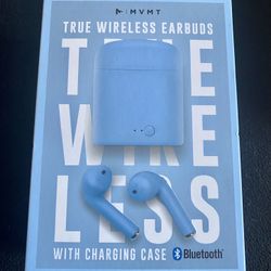 MVMT True Wireless Bluetooth Earbuds With Charging Case - Blue