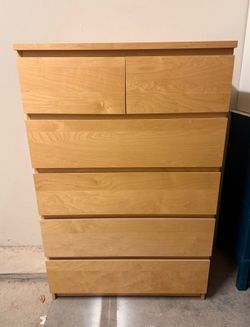 IKEA Malm 6 Drawer Dresser
