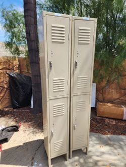 2- 6 foot lockers