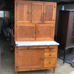 Vintage antique kitchen cabinet