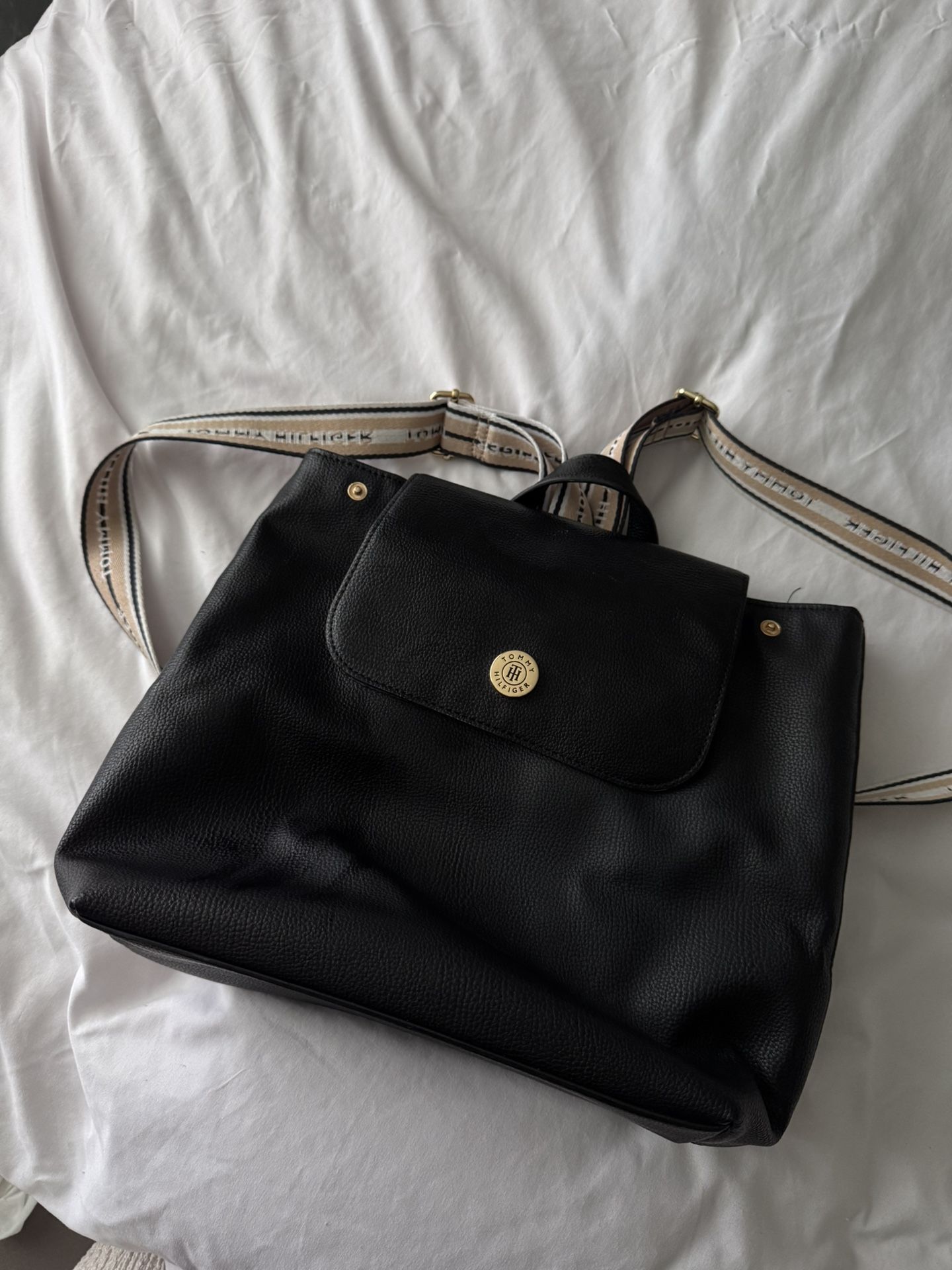 Tommy Hilfiger Leather Backpack
