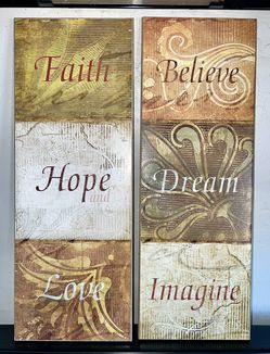 Home Decor. Ready to Hang 2 Piece Set