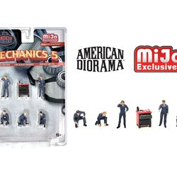 1:64 Mechanics 5 Figures