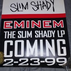 EMINEM 1999 Promo Poster (Rare)  Slim Shady 