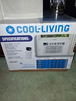 Cool Living 10,000 BTU Window AC w/ Remote & WiFi
