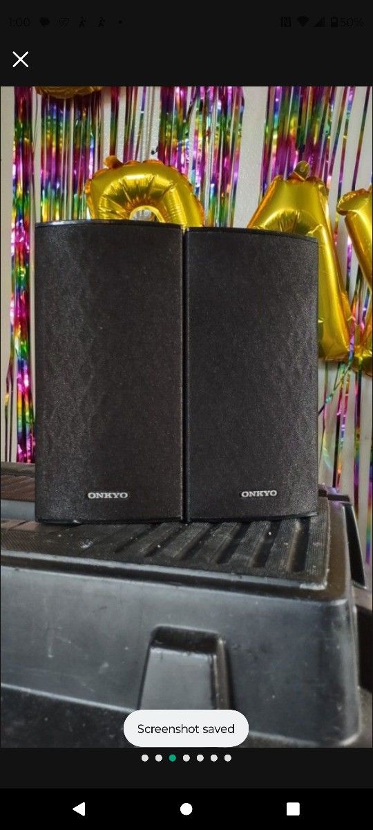 ONKYO SURROUND SPEAKERS 