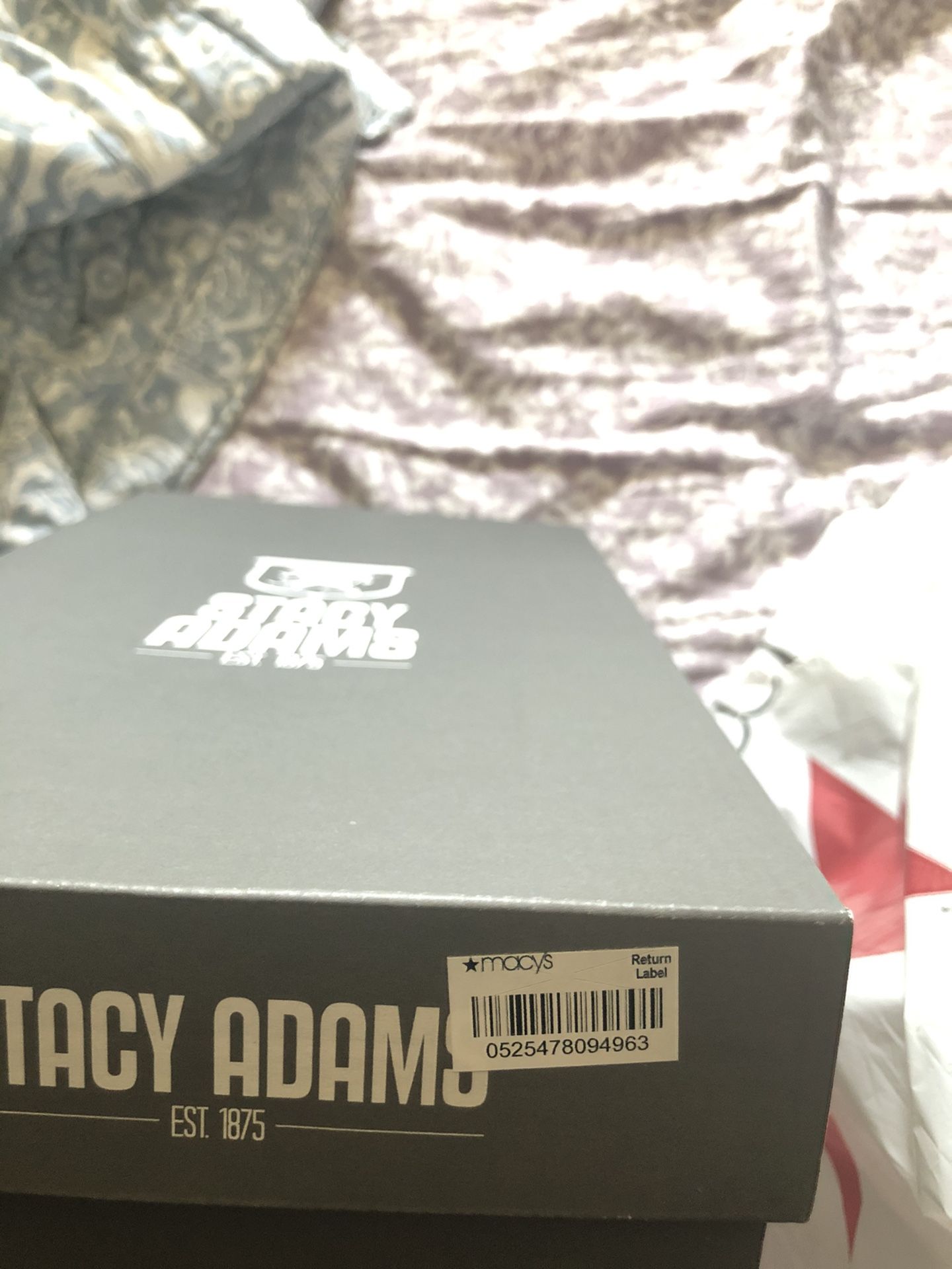Size 12 leather Macy’s Stacy Adams
