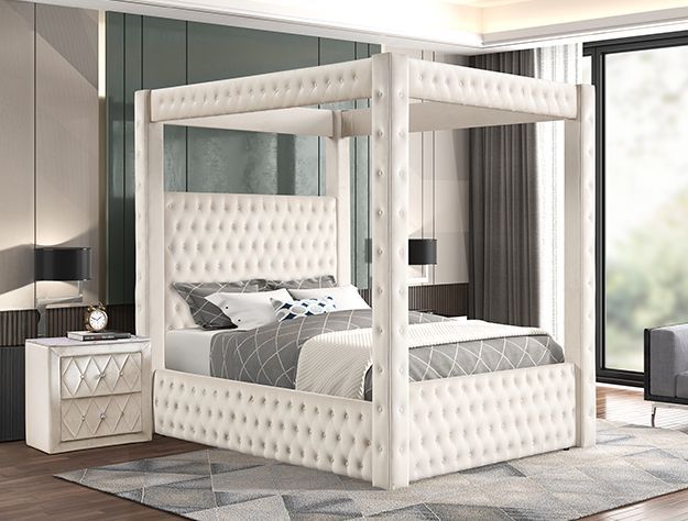 QUEEN CANOPY BED NEW