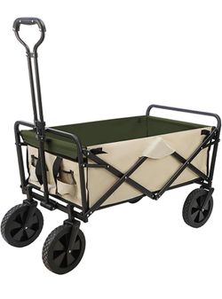 Experience the Ultimate in Convenience with Our Heavy-Duty Foldable Utility Wagon!