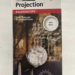 Gemmy Lightshow Projection Multi-function White Electrical Outlet Kaleidoscope Christmas Outdoors 
