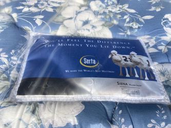 NEW SERTA QUEEN MATTRESS PKUSH DOUBLE SIDE NEW WITH BOX SPRING