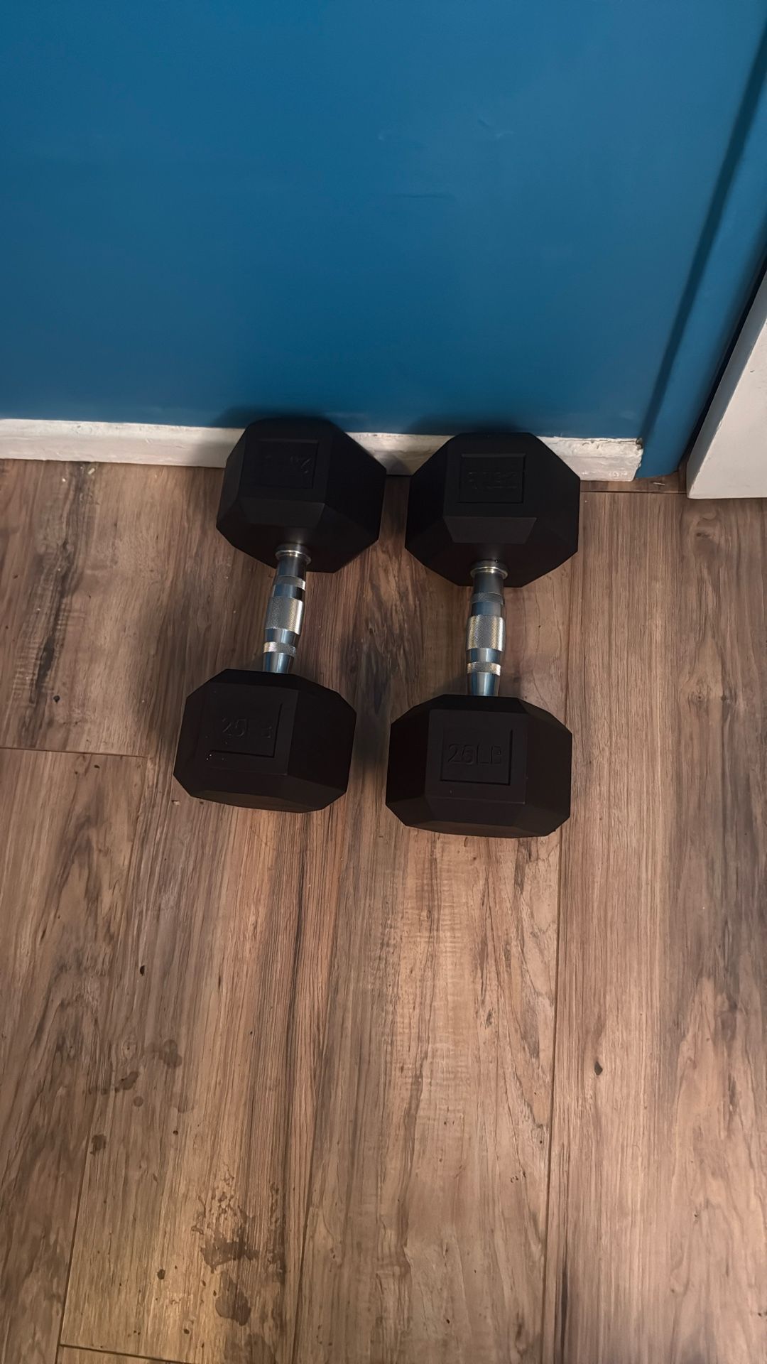 2 25 Pound Brand New Dumbbells