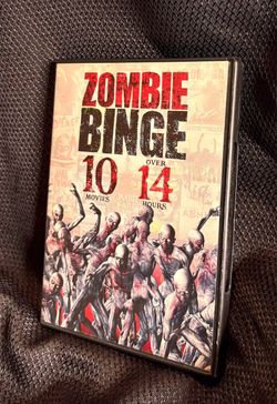 Zombie Binge NWOT 10 Movie DVD Set, Over 14 Hours Long