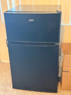 Black Mini Fridge w/ Freezer — $40
