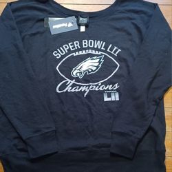 Women's Size Xlarge Philadelphia Eagles Fantaics Long Sleeve Shirt