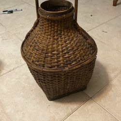 Handmade Philippines Woven Basket 