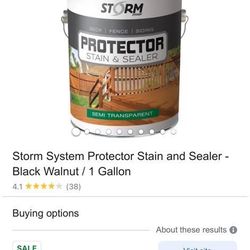 STORM PROTECTOR STAIN AND SEALER 