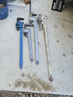 Pipe Wrench Set 48",2 36" & a W4"