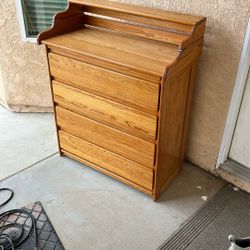 Roll Top Baby Dresser