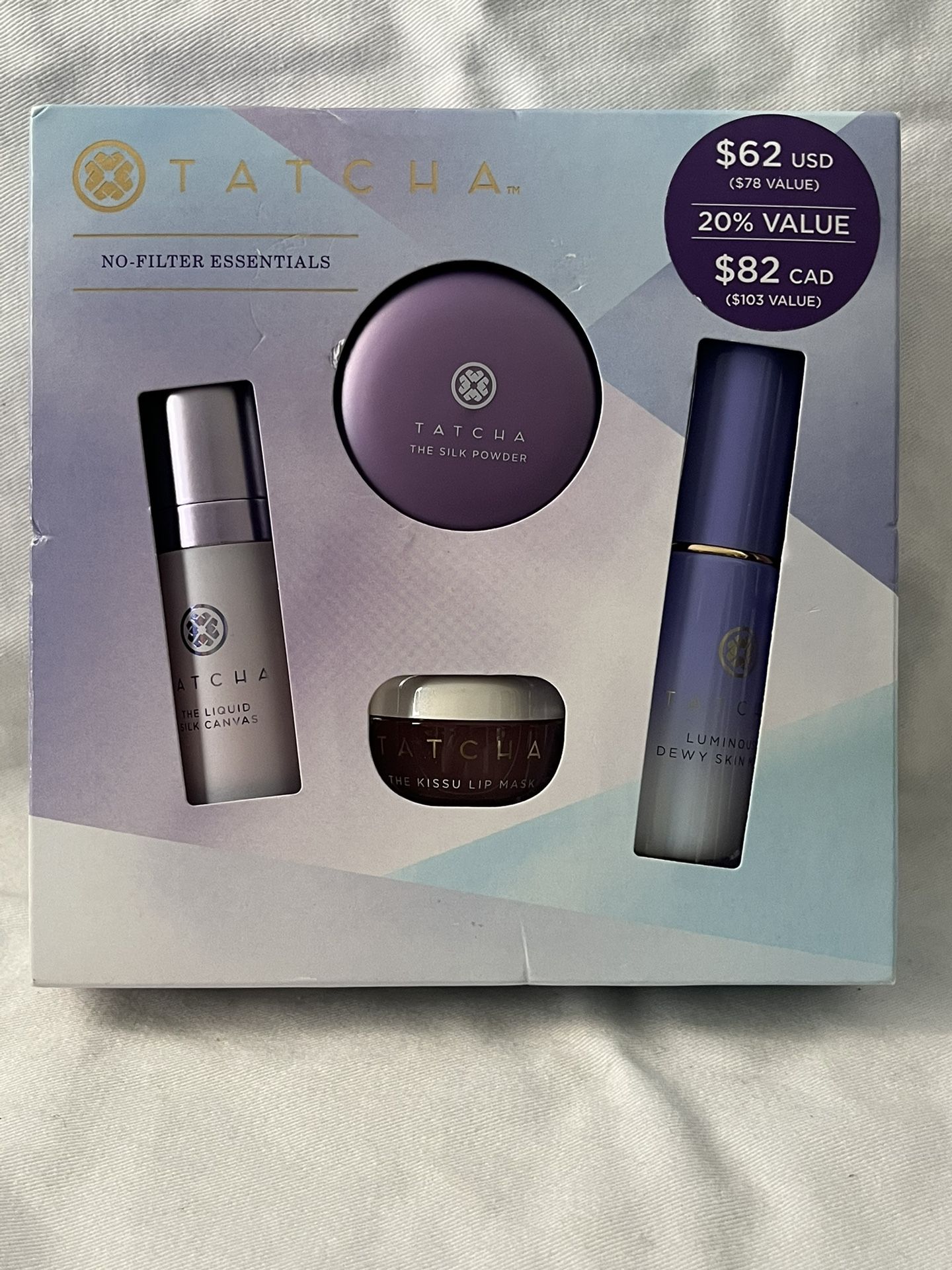 TATCHA No-Filter Essential Gift Set NIB