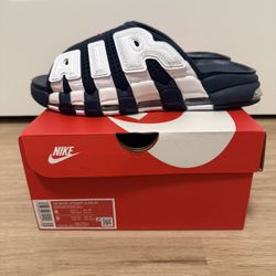 Nike Air More Uptempo Slide “Olympic” Men’s Size 8 FQ8700-400