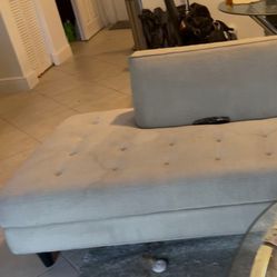 U Shape Sofa . Beige Color.  Couch U-Shaped Couch.