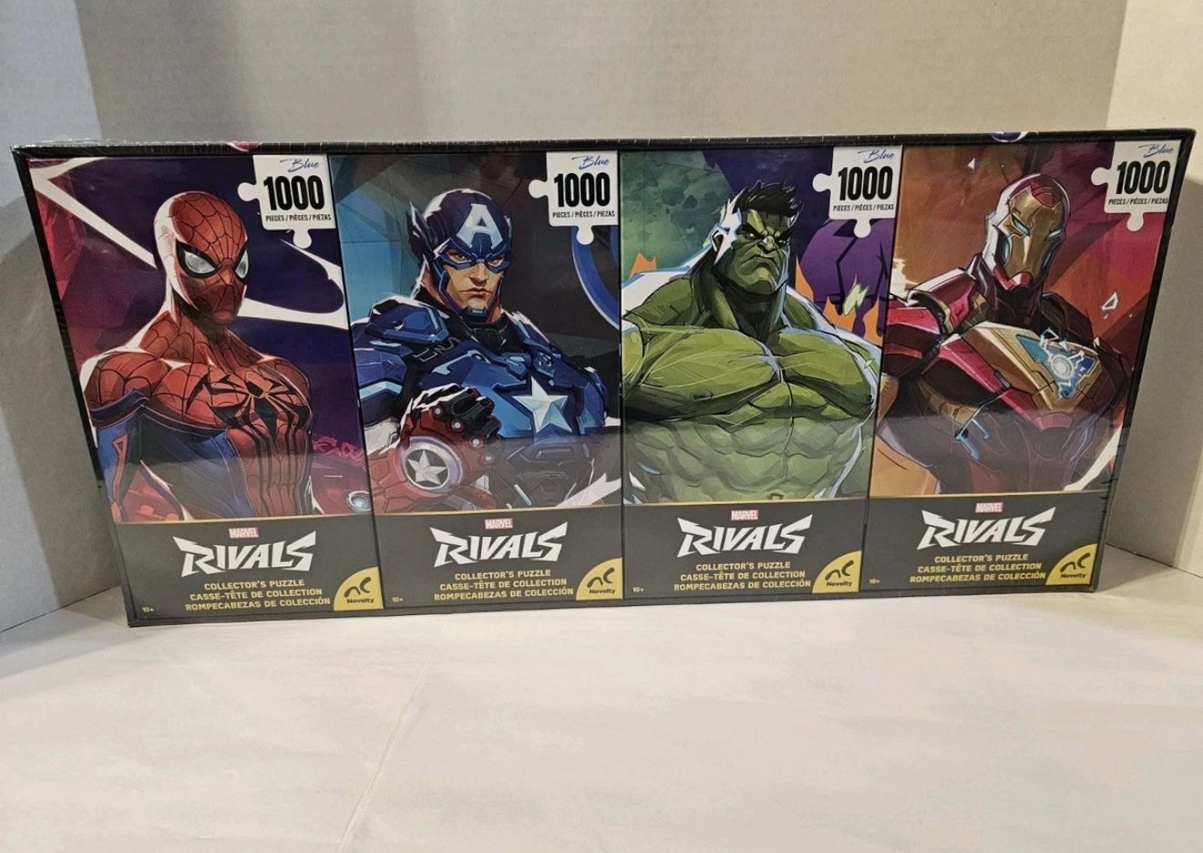 Marvel Gamer Verse, SPIDERMAN & More, Rivals 1000 Piece Each Puzzle Lot, 4 NEW