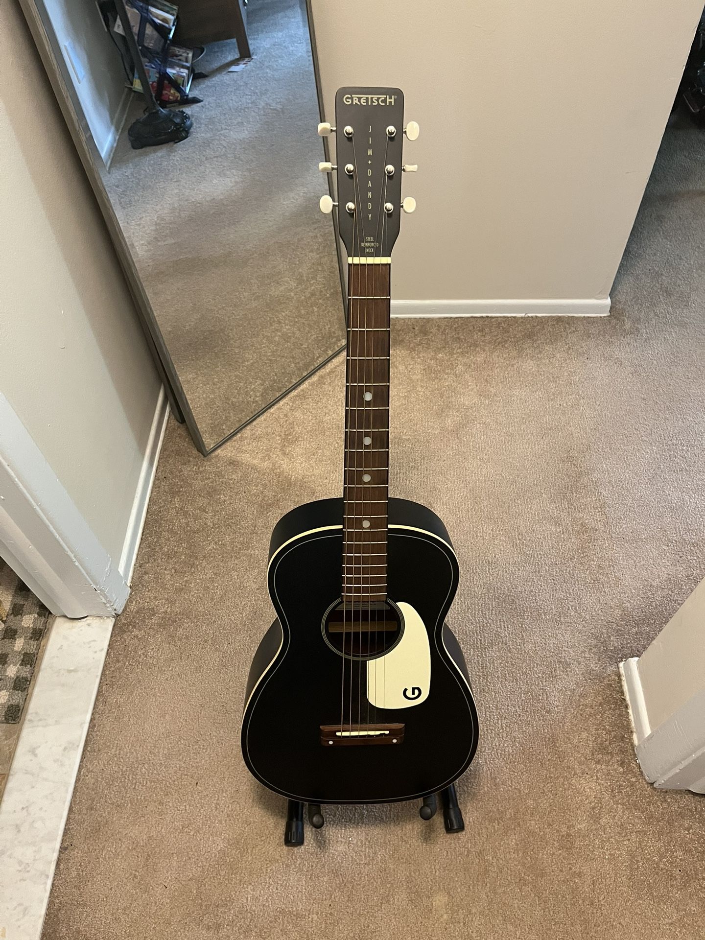 Gretsch Guitars G9520 Jim Dandy Flat Top Acoustic Guitar Black
