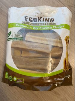 Ecokind Himalayan Chews, Healthy Treats, Odorless, Rawhide Free, Long Lasting Dog Bones for Aggressive Chewers, Indoors & Outdoor Use, Made in The Him