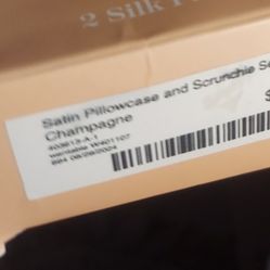 Pair Of Satin Pillow Cases